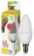 Лампа светодиодная LED-СВЕЧА-standard 5Вт 230В Е14 3000К 450Лм | 4690612002200 | ASD