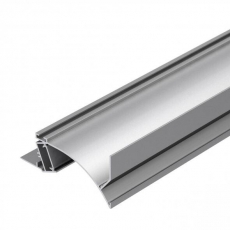 Профиль с экраном ALM-ARC-SIDE-2000 ANOD+FROST (arlight, Алюминий) | 029851 | Arlight