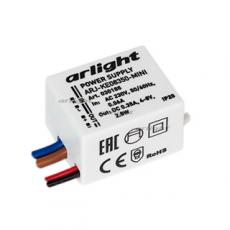 Блок питания ARJ-KE08350-MINI (2.8W, 350mA) (Arlight, IP20 Пластик, 5 лет) | 030188 | Arlight