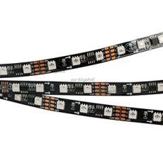 Лента светодиодная SPI-5000-5060-60 12V Cx3 RGB-Auto (Black 10mm, 13.2W, IP20) | 024600(1) | Arlight