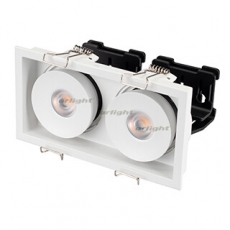 Светильник CL-SIMPLE-S148x80-2x9W Warm3000 (WH, 45 deg) | 026876 | Arlight
