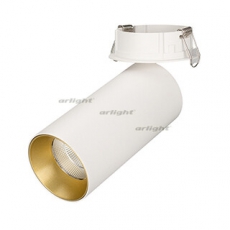 Светильник SP-POLO-BUILT-R65-8W Warm3000 (WH-GD, 40 deg) | 027257 | Arlight