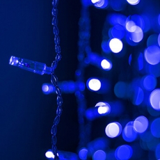 Светодиодная гирлянда ARD-CURTAIN-CLASSIC-2000x3000-CLEAR-760LED Blue (230V, 60W) | 024861 | Arlight