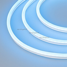 Образец Гибкий неон GALAXY-1608-5000CFS-2835-100 12V Azure 0.5M (16x8mm, 12W, IP67) (arlight, 12 Вт/м, IP67) | 030977 | Arlight