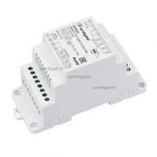 Диммер SMART-D23-DIM-PUSH-DIN (12-36V, 4x5A, 0/1-10V) (arlight, IP20 Пластик, 5 лет) | 033758 | Arlight