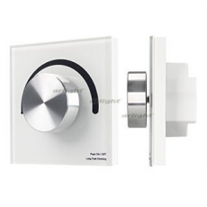 Панель SMART-P1-DIM-G-IN White (3V, Rotary, 2.4G) (Arlight, IP20 Пластик, 5 лет) | 033752 | Arlight