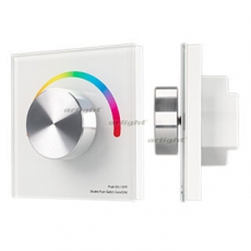 Панель SMART-P5-RGB-G-IN White (3V, Rotary, 2.4G) (Arlight, IP20 Пластик, 5 лет) | 033756 | Arlight