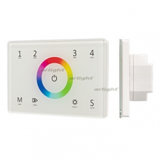 Панель Sens SMART-P83-RGB White (230V, 4 зоны, 2.4G) (Arlight, IP20 Пластик, 5 лет) | 028402 | Arlight