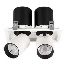 Светильник LTD-PULL-S110x210-2x10W Day4000 (WH, 24 deg, 230V) (Arlight, IP20 Металл, 5 лет) | 031361 | Arlight