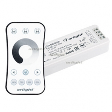 Диммер SMART-DIM-SET-RING (12-24V, 1x8A, ПДУ 2.4G) (Arlight, IP20 Пластик, 5 лет) | 034786 | Arlight