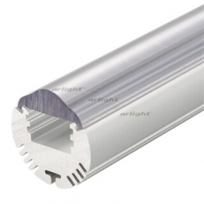 Профиль с экраном ALU-ROUND-2000 ANOD+LEN30 | 015527 | Arlight