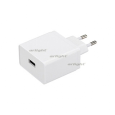 Блок питания ARDV-24-5V-USB FAST (Quick Charge, 3A, 24W, White) | 023248 | Arlight