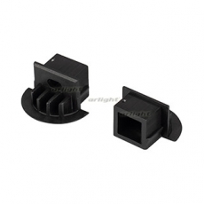 Заглушка для PDS-F черная с отверстием | 026206 | Arlight