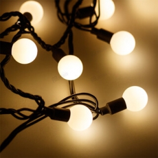 Светодиодная гирлянда ARD-BALL-CLASSIC-D23-10000-BLACK-80LED WARM (230V, 3.5W) | 025617 | Arlight