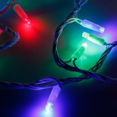 Светодиодная гирлянда ARD-STRING-CLASSIC-10000-WHITE-100LED-LIVE RGB (230V, 7W) | 025823 | Arlight