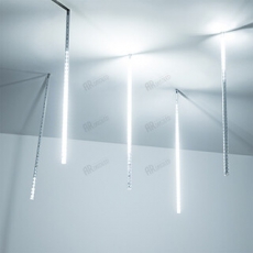 Светодиодная гирлянда ARD-ICEFALL-CLASSIC-D12-500-5PCS-CLEAR-72LED-LIVE WHITE (230V, 6W) | 026049 | Arlight