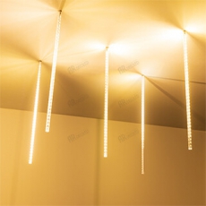 Светодиодная гирлянда ARD-ICEFALL-CLASSIC-D12-500-5PCS-CLEAR-72LED-LIVE WARM (230V, 6W) | 026050 | Arlight