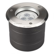 Светильник ART-GROUND-COLOR-TURN-R115-9W RGB (SL, 25 deg, 24V) (arlight, IP67 Металл, 3 года) | 024961 | Arlight