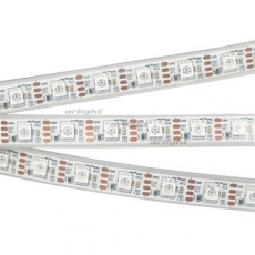 Лента светодиодная SPI-5000P-RAM-5060-60 12V Cx1 RGB-Auto (12mm, 8W/m, IP66) (arlight, Закрытый, IP66) | 027615(1) | Arlight