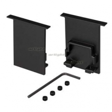 Заглушка SL-COMFORT-3551-F BLACK глухая (arlight, Металл) | 031787 | Arlight