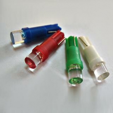 Автолампа ARL-T5 Yellow Flat 5mm LED (12V, W1.2W Wedge) (ANR, Закрытый) | 005181 | Arlight