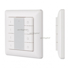 Панель Knob SR-2853K8-RF-UP White (3V, DIM, 4 зоны) | 021460 | Arlight