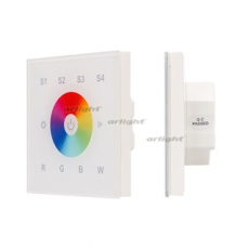 Панель Sens SR-2820B-AC-RF-IN White (220V,RGBW,1 зона) | 021038 | Arlight