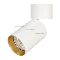 Светильник SP-POLO-SURFACE-FLAP-R85-15W Warm3000 (WH-GD, 40 deg) | 027553 | Arlight