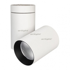 Светильник SP-POLO-SURFACE-TURN-R85-15W Warm3000 (WH-BK, 40 deg) | 027569 | Arlight