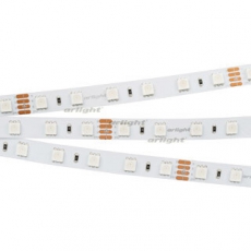 Лента светодиодная RT-B60-10mm 24V RGB (14.4 W/m, IP20, 5060, 5m) (arlight, Открытый) | 010367(2) | Arlight