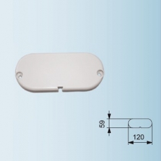 Крышка торцевая ПК белый ДФИА.735 312.048 | 1015040000 | АСТЗ