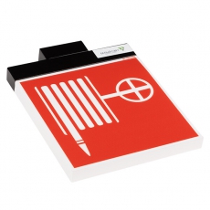 Световой указатель аварийного освещения BS-RADEM-81-S1-INEXI3-MSS3 Black | a15548 | Белый свет