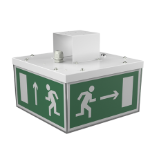 Световой указатель аварийного освещения светодиодный BS-CUBE-73-S1-STABILAR2 24Вт 3ч IP44 постоянный накладной | a15408 | Белый свет