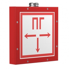 Световой указатель аварийного освещения светодиодный BS-COMPASS-10-S1-ELON Gray 3,9Вт IP65 1ч централизованный накладной | a23416 | Белый свет