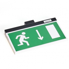 Световой указатель аварийного освещения BS-FIRMUS-10-S1-ELON Black | a19357 | Белый свет