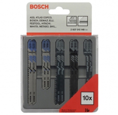 Пилки для лобзика 10шт Wood and Metal (T127D, T118A, T111C, T101B, T119 BO) | 2607010148 | BOSCH