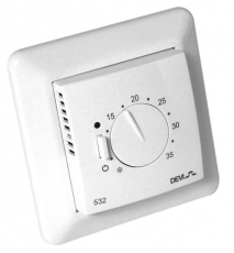 Терморегулятор с датчиком пола и воздуха, DEVIreg™ D-532 (ELKO), 15А| 140F1037| DEVI