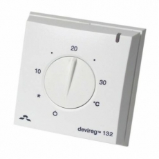 Терморегулятор накладной, с датчиком пола и воздуха, DEVIreg™ D-132, 16А| 140F1011| DEVI
