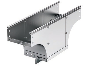 Ответвитель TDS T-образный вертикальный универсальный основание 100 H80 крепежные элементы и соединительные пластины