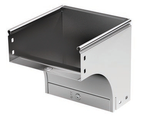 Угол CDV 90 вертикальный внешний основание 300 H80 в комплекте с крепежными элементами и соединительными пластинами