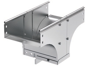 Ответвитель-переходник TDSR Т-образный вертикальный 500/150 в комплекте с крепежными элементами и соединительными пластинами