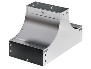 Ответвитель Т-образный вверх TS 200/80 в комплекте с крепежными элементами и соединительными пластинами