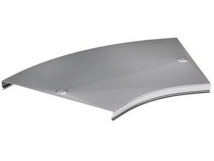 Крышка CPO 45 на угол горизонтальный 45 градусов основание 300мм цинк-ламельная