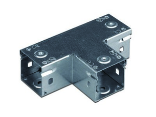 Ответвитель Т-образный горизонтальный 50х50 глухой цинк-ламельный