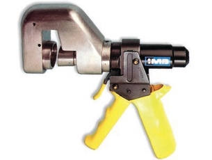 Дырокол для лотков с набором матриц в чемодане