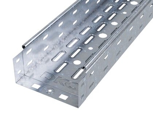 Лоток перфорированный 100х100 L=2000мм цинк-ламельный