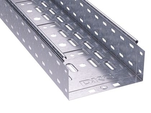 Лоток перфорированный 200х100х 2000 цинк-ламельный