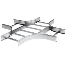 Ответвитель Х-образный 100х200 R=300мм цинк-ламельный