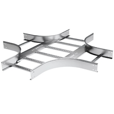 Ответвитель Х-образный 80х300 R=300мм цинк-ламельный