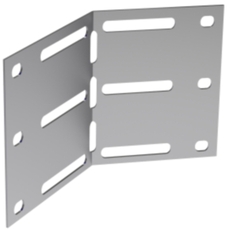 Соединитель угловой H=150 мм горячеоцинкованный